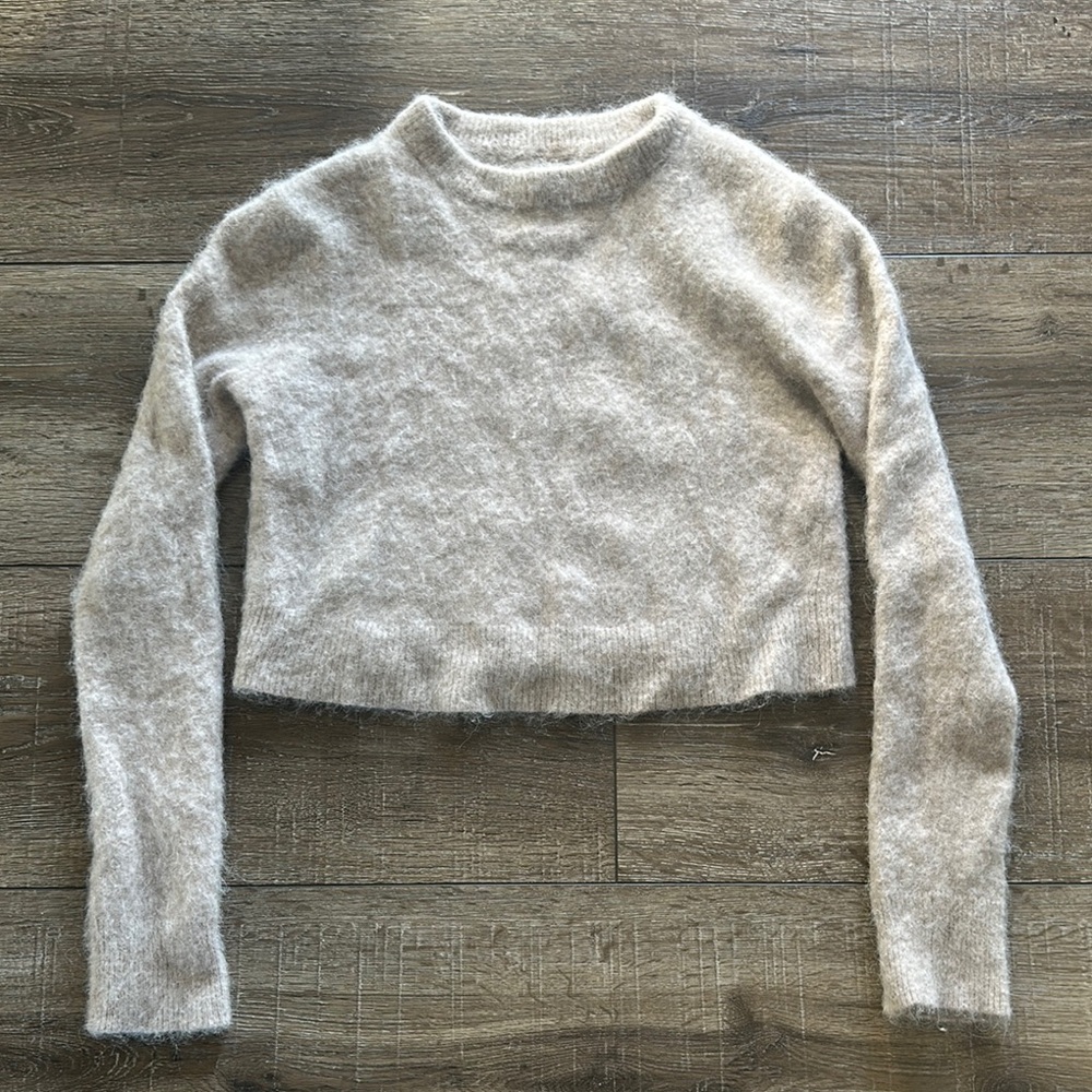 Lululemon Alpaca Wool-Blend Crosshatch Sweater